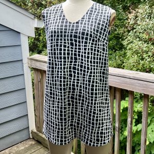 Black and White Groovy Mod Dress